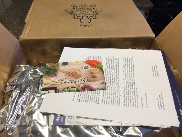 Blue Apron unboxing Photos from Chris Hardie