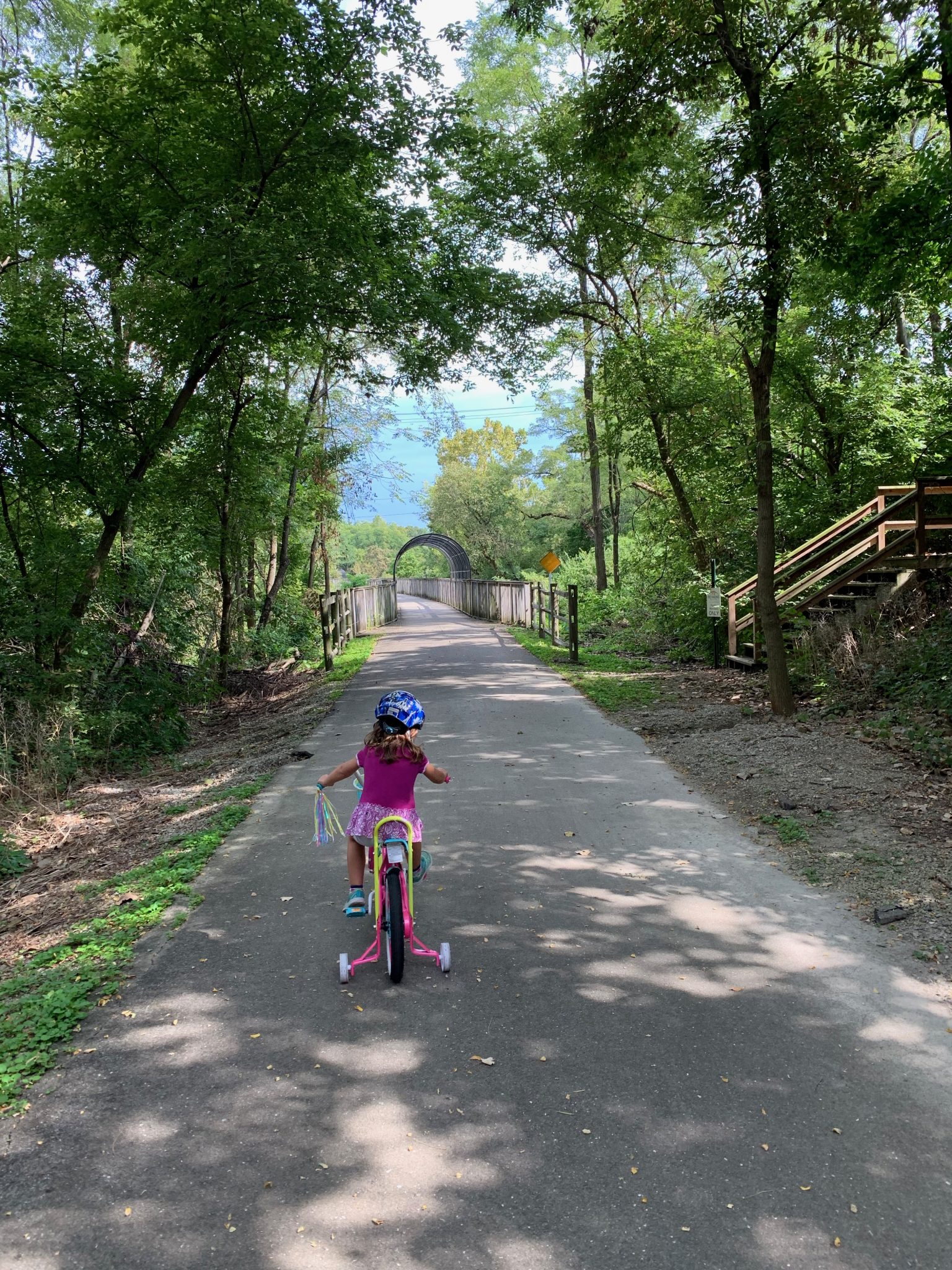 New bike on the Cardinal Greenway Photos from Chris Hardie
