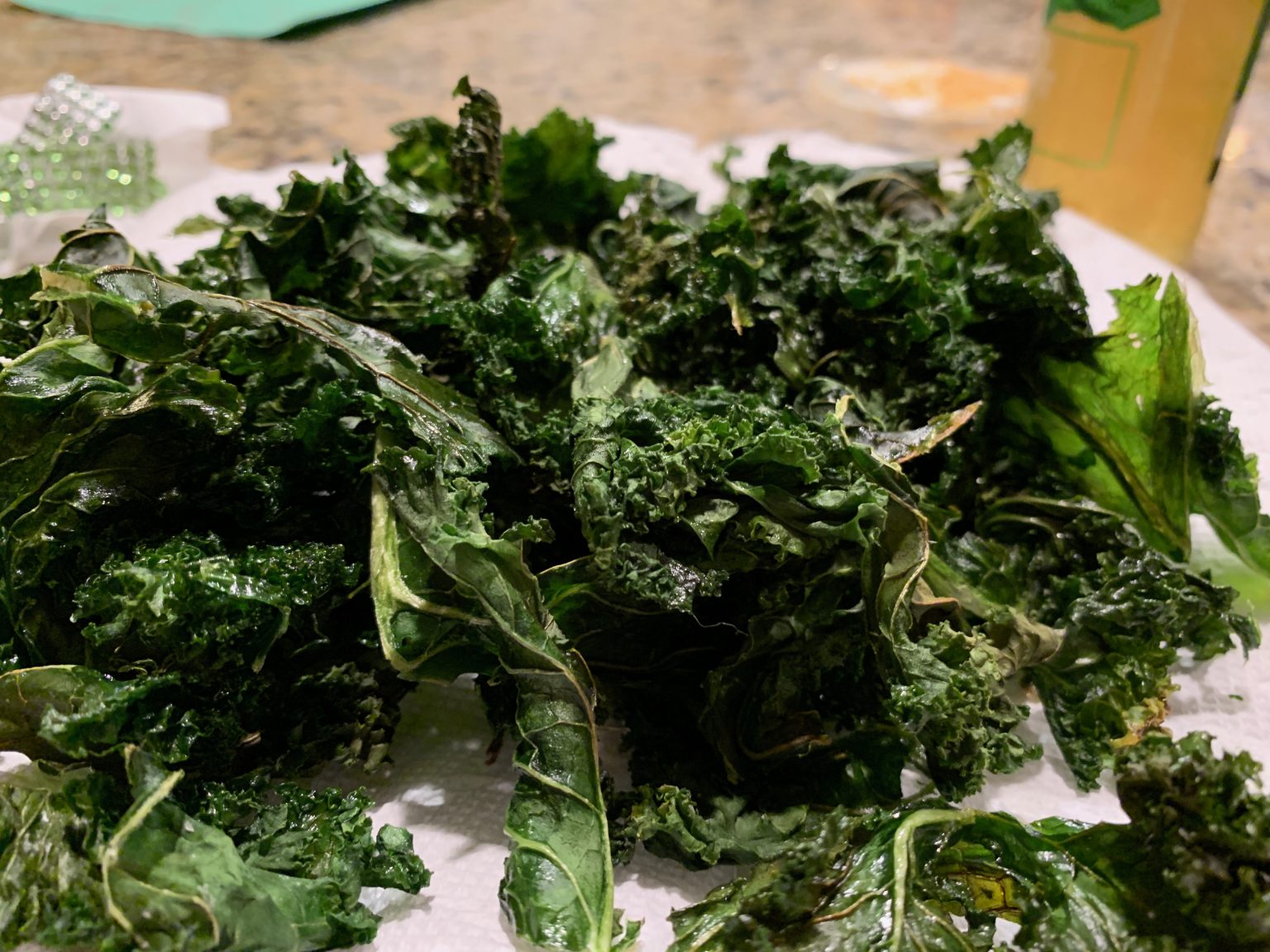 Kale chips Photos from Chris Hardie